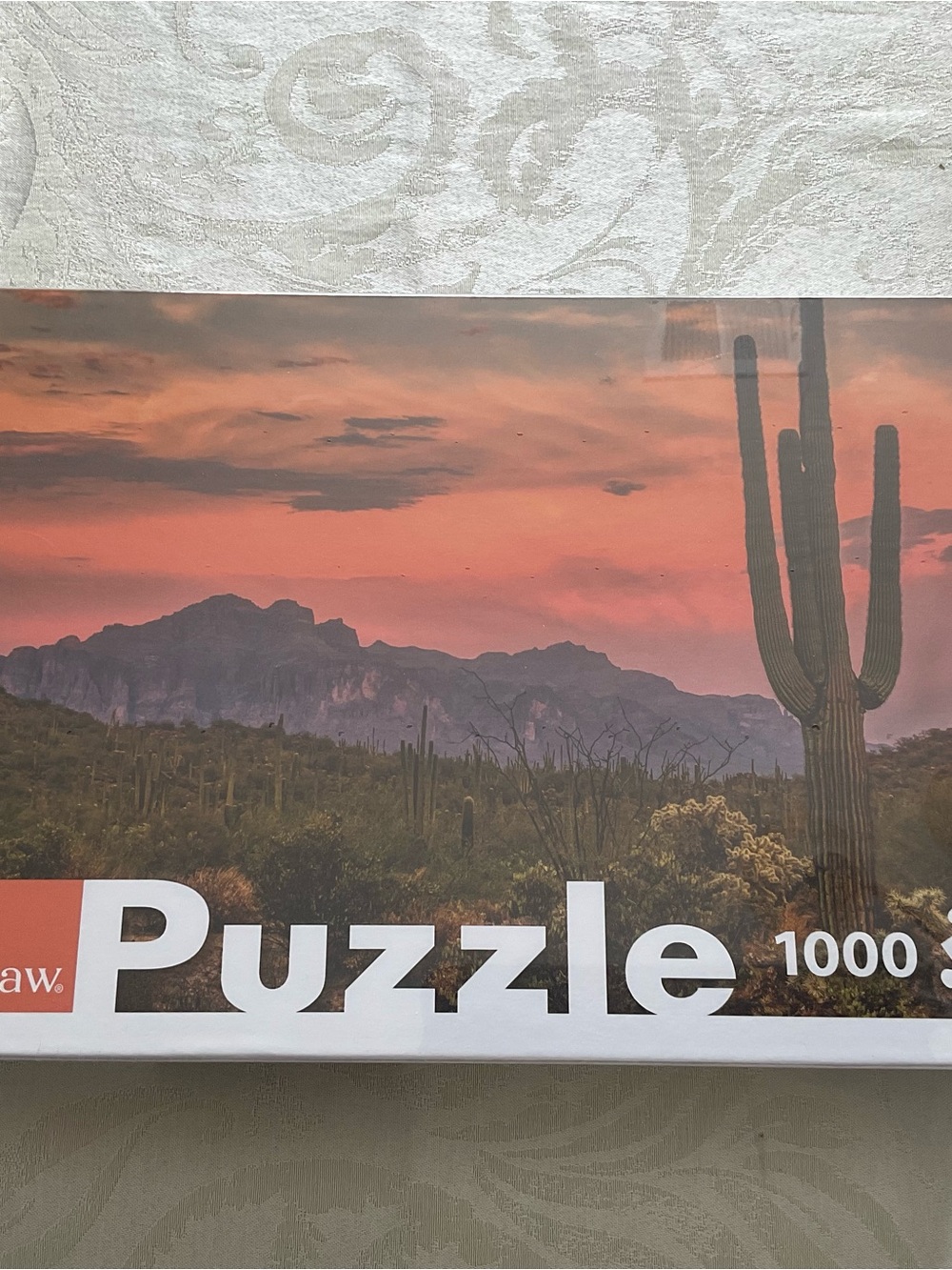 NEW Puzzle SUNSET CACTUS by Seesaw 1000 pcs